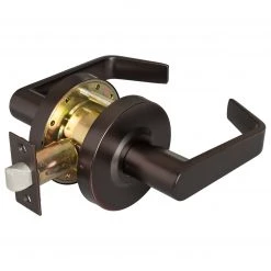 Harney Hardware Commercial Door Lever Set Closet / Hall / Passage Function, UL Fire Rated, ANSI 2, Vigilant Collection Commercial Door Hardware