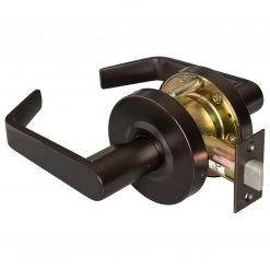 Harney Hardware Commercial Door Lever Set Closet / Hall / Passage Function, UL Fire Rated, ANSI 2, Vigilant Collection Commercial Door Hardware