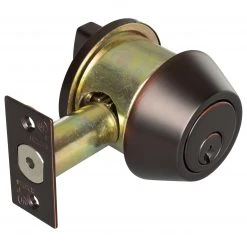Harney Hardware Commercial Door Hardware Commercial Deadbolt Single Cylinder, UL Fire Rated, ANSI 2 Function, UL Fire Rated, ANSI 2, Vigilant Collection