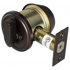 Harney Hardware Commercial Door Hardware Commercial Deadbolt Single Cylinder, UL Fire Rated, ANSI 2 Function, UL Fire Rated, ANSI 2, Vigilant Collection