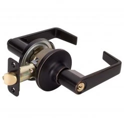 Harney Hardware Commercial Door Hardware Commercial Door Lever Set Keyed / Entry Function, UL Fire Rated, ANSI 2, Atlas Collection