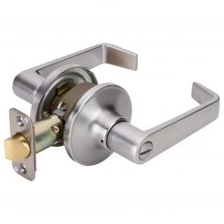 Harney Hardware Commercial Door Lever Set Bed / Bath / Privacy Function, UL Fire Rated, ANSI 2, Atlas Collection Commercial Door Hardware