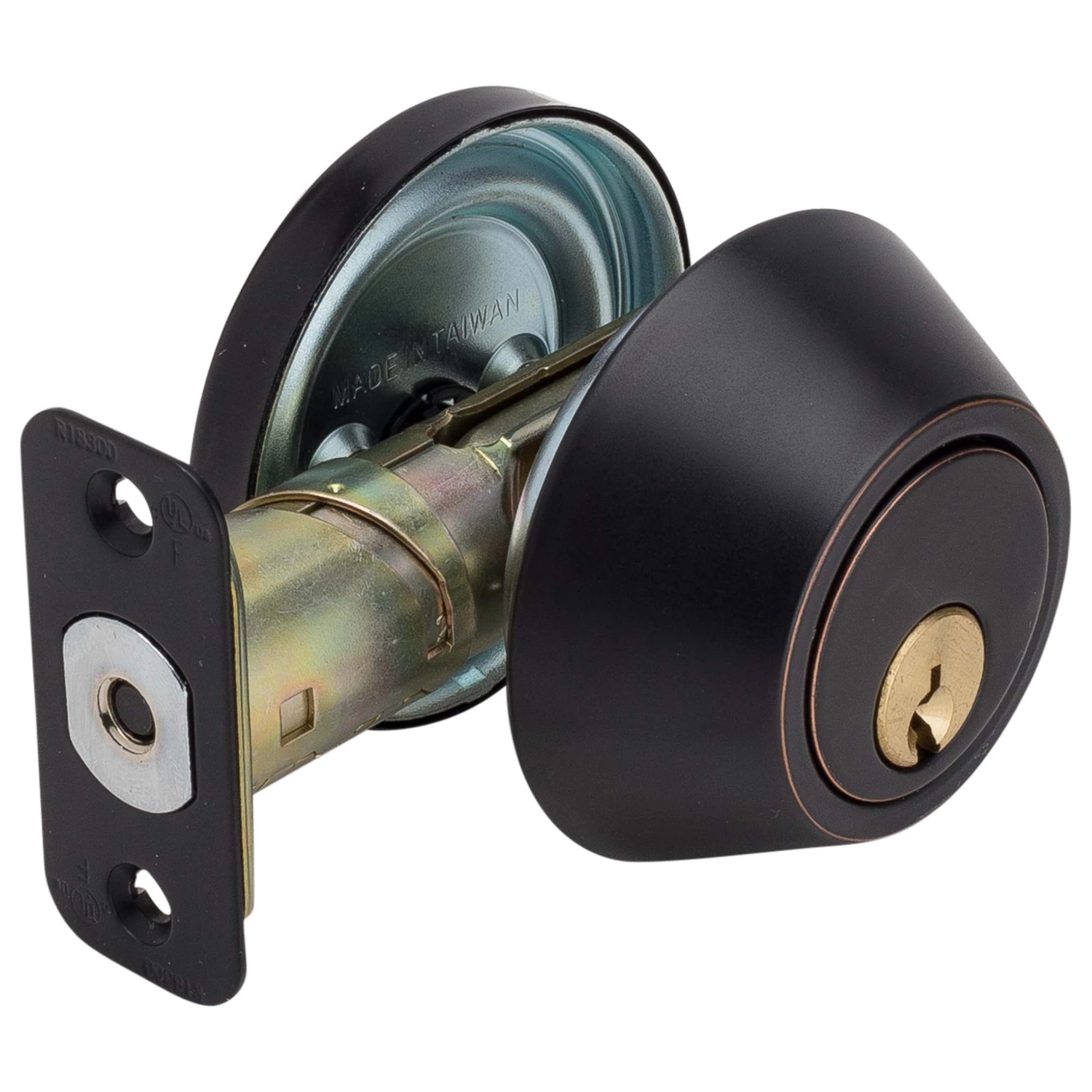 Harney Hardware Commercial Deadbolt Single Cylinder, UL Fire Rated, ANSI 2, Atlas Collection Commercial Door Hardware 1 Harney Hardware Commercial Deadbolt Single Cylinder, UL Fire Rated, ANSI 2, Atlas Collection Commercial Door Hardware