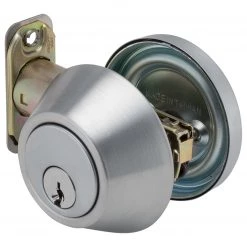 Harney Hardware Commercial Deadbolt Single Cylinder, UL Fire Rated, ANSI 2, Atlas Collection Commercial Door Hardware