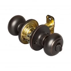 Harney Hardware Door Knob Set Bed / Bath / Privacy Function Callista Collection
