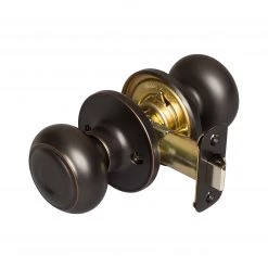 Harney Hardware Door Knob Set Closet / Hall / Passage Function Callista Collection Residential Door Locks