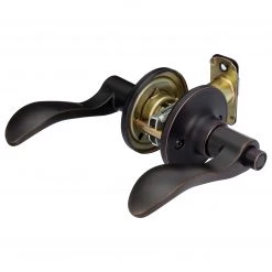 Harney Hardware Residential Door Locks Door Lever Set Bed / Bath / Privacy Function Dakota Collection