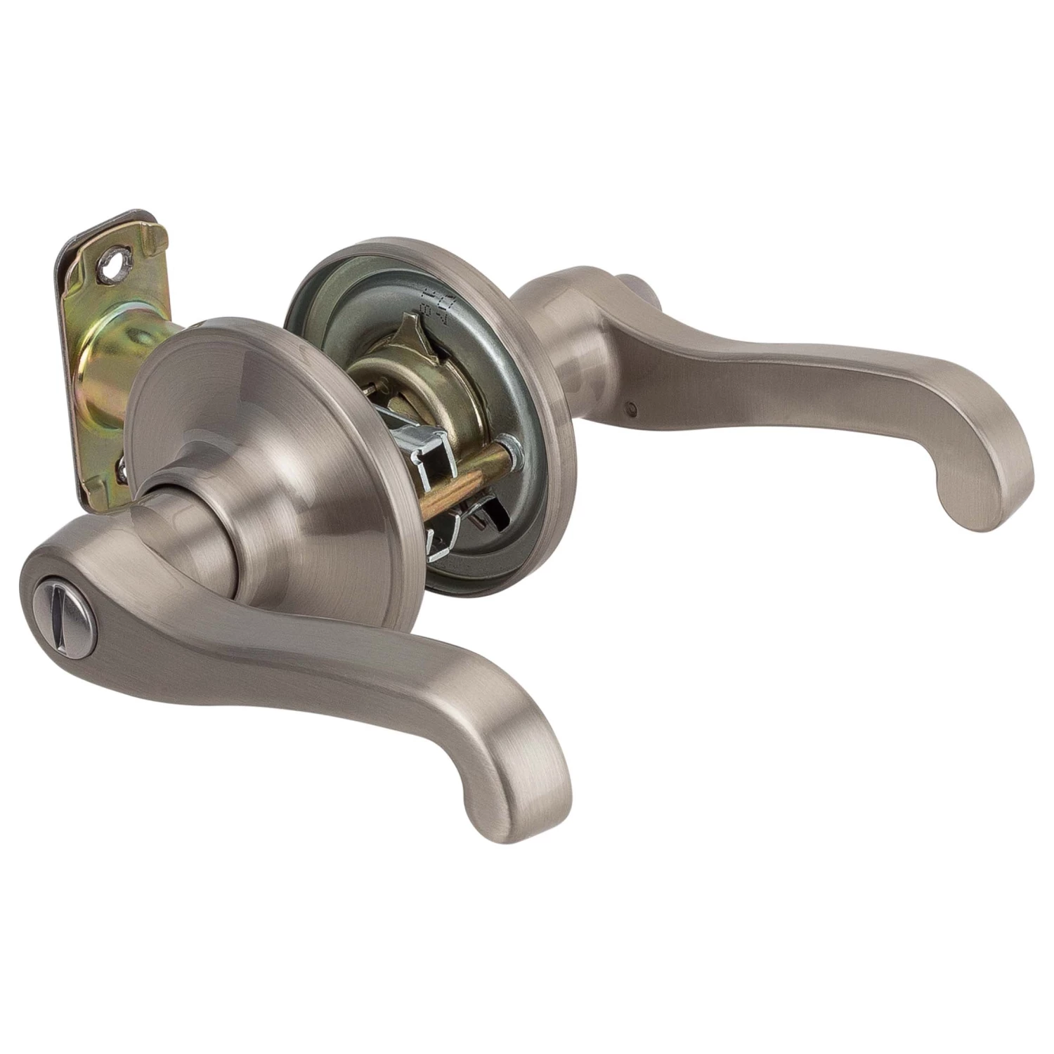 Harney Hardware Residential Door Locks Door Lever Set Bed / Bath / Privacy Function Sage Collection 2 Harney Hardware Residential Door Locks Door Lever Set Bed / Bath / Privacy Function Sage Collection