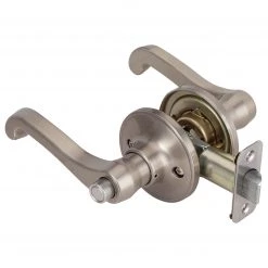 Harney Hardware Residential Door Locks Door Lever Set Bed / Bath / Privacy Function Sage Collection 7 Harney Hardware Residential Door Locks Door Lever Set Bed / Bath / Privacy Function Sage Collection