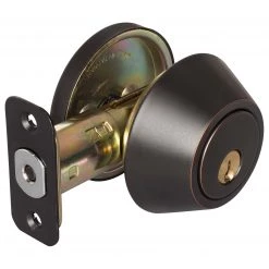 Harney Hardware Residential Door Locks Keyed Single Cylinder Deadbolt