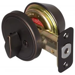 Harney Hardware Residential Door Locks Keyed Single Cylinder Deadbolt