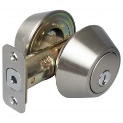 Harney Hardware Residential Door Locks Keyed Double Cylinder Deadbolt