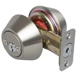 Harney Hardware Residential Door Locks Keyed Double Cylinder Deadbolt