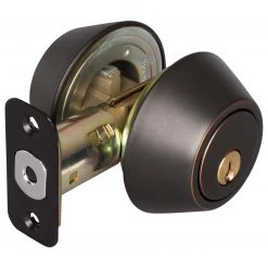 Harney Hardware Keyed Double Cylinder Deadbolt