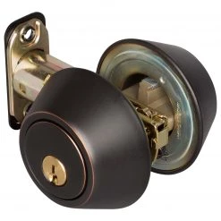 Harney Hardware Keyed Double Cylinder Deadbolt