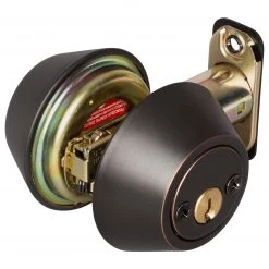 Harney Hardware Keyed Double Cylinder Deadbolt
