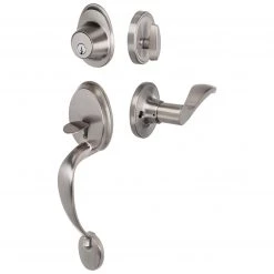 Harney Hardware Front Door Handleset With Interior Right Handed Lever Dakota Collection Residential Door Locks