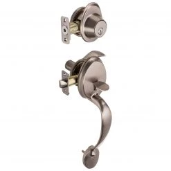 Harney Hardware Front Door Handleset With Interior Left Handed Lever Dakota Collection Residential Door Locks