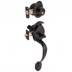 Harney Hardware Front Door Handleset With Interior Left Handed Lever Dakota Collection Residential Door Locks