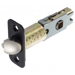 Harney Hardware Residential Keyed / Entry Latch, UL Fire Rated, Adj. 2 3/8 In. To 2 3/4 In. Residential Door Locks