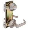 Harney Hardware Interconnected Door Lock Reversible Passage Lever, UL Fire Rated, ANSI 2, Largo Collection Residential Door Locks