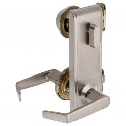 Harney Hardware Interconnected Door Lock Reversible Passage Lever, UL Fire Rated, ANSI 2, Largo Collection Residential Door Locks