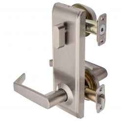 Harney Hardware Interconnected Door Lock Reversible Passage Lever, UL Fire Rated, ANSI 2, Largo Collection Residential Door Locks