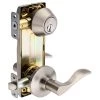 Harney Hardware Interconnected Door Lock Right Handed Passage Lever, UL Fire Rated, ANSI 2, Dakota Collection Residential Door Locks