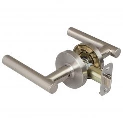 Harney Hardware Door Lever Set Closet / Hall / Passage Function Contemporary Style Riley Collection Residential Door Locks