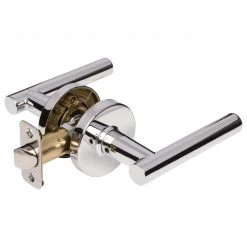 Harney Hardware Residential Door Locks Door Lever Set Closet / Hall / Passage Function Contemporary Style Riley Collection