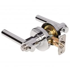 Harney Hardware Door Lever Set Keyed / Entry Function Contemporary Style Riley Collection