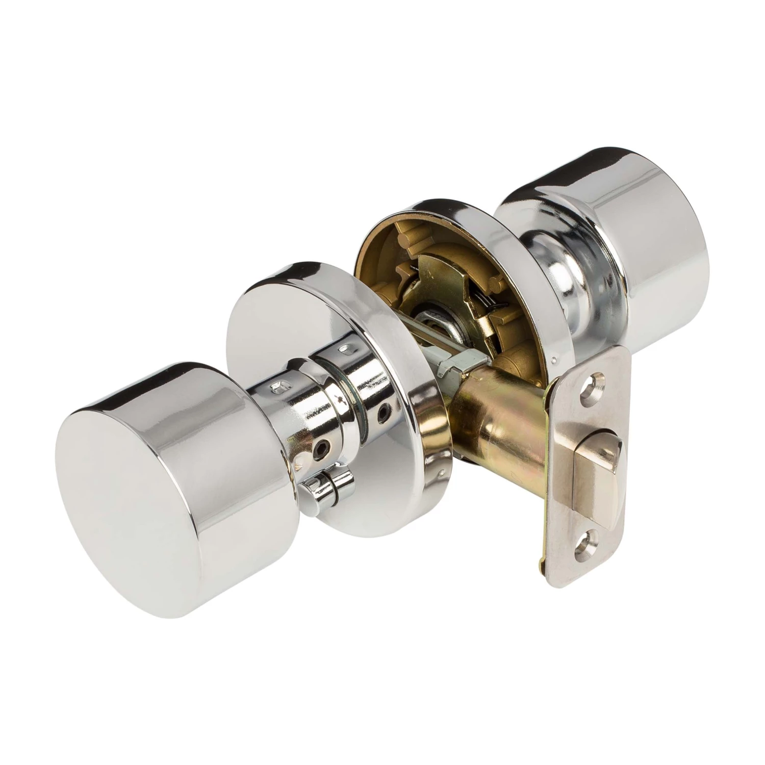 Harney Hardware Door Knob Set Bed / Bath / Privacy Function Contemporary Style Brooklyn Collection 4 Harney Hardware Door Knob Set Bed / Bath / Privacy Function Contemporary Style Brooklyn Collection