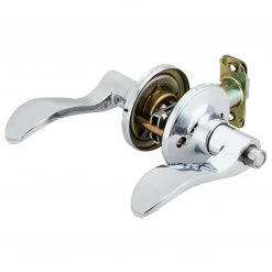Harney Hardware Door Lever Set Bed / Bath / Privacy Function Dakota Collection