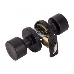 Harney Hardware Door Knob Set Bed / Bath / Privacy Function Contemporary Style Brooklyn Collection