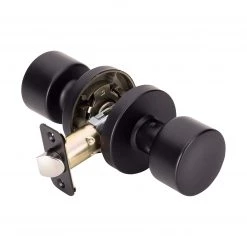 Harney Hardware Door Knob Set Closet / Hall / Passage Function Contemporary Style Brooklyn Collection Residential Door Locks