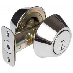 Harney Hardware Keyed Double Cylinder Deadbolt Residential Door Locks