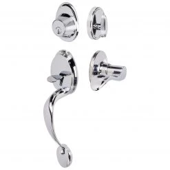 Harney Hardware Residential Door Locks Front Door Handleset With Interior Left Handed Lever Dakota Collection