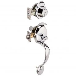 Harney Hardware Residential Door Locks Front Door Handleset With Interior Left Handed Lever Dakota Collection