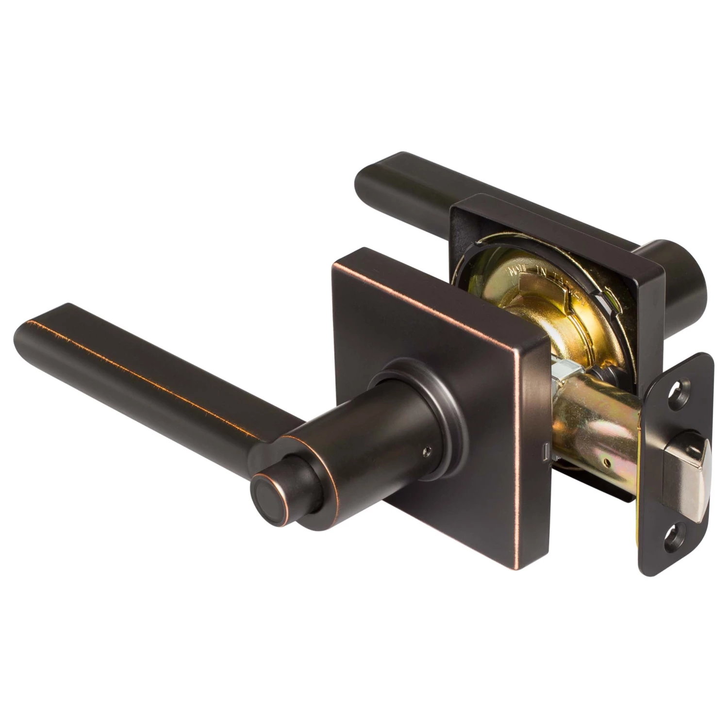 Harney Hardware Residential Door Locks Door Lever Set Bed / Bath / Privacy Function Contemporary Style Harper Collection 4 Harney Hardware Residential Door Locks Door Lever Set Bed / Bath / Privacy Function Contemporary Style Harper Collection