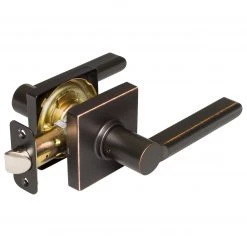 Harney Hardware Door Lever Set Closet / Hall / Passage Function Contemporary Style Harper Collection
