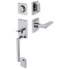 Harney Hardware Residential Door Locks Front Door Handleset With Interior Reversible Lever Contemporary Style Harper Collection