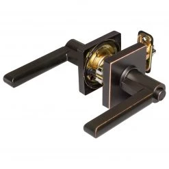 Harney Hardware Door Lever Set Keyed / Entry Function Contemporary Style Harper Collection Residential Door Locks