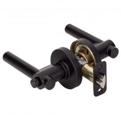 Harney Hardware Residential Door Locks Door Lever Set Keyed / Entry Function Contemporary Style Riley Collection