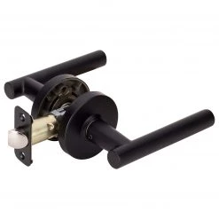 Harney Hardware Door Lever Set Closet / Hall / Passage Function Contemporary Style Riley Collection Residential Door Locks