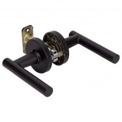 Harney Hardware Door Lever Set Closet / Hall / Passage Function Contemporary Style Riley Collection Residential Door Locks