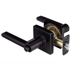 Harney Hardware Door Lever Set Keyed / Entry Function Contemporary Style Harper Collection 7 Harney Hardware Door Lever Set Keyed / Entry Function Contemporary Style Harper Collection
