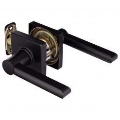 Harney Hardware Door Lever Set Closet / Hall / Passage Function Contemporary Style Harper Collection