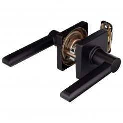 Harney Hardware Door Lever Set Closet / Hall / Passage Function Contemporary Style Harper Collection