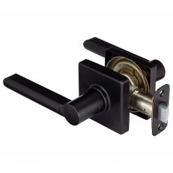 Harney Hardware Door Lever Set Closet / Hall / Passage Function Contemporary Style Harper Collection