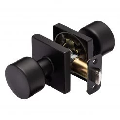 Harney Hardware Door Knob Set Bed / Bath / Privacy Function Contemporary Style Oaklyn Collection